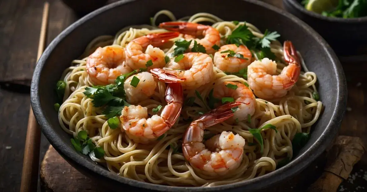 shrimp and noodle recipes
