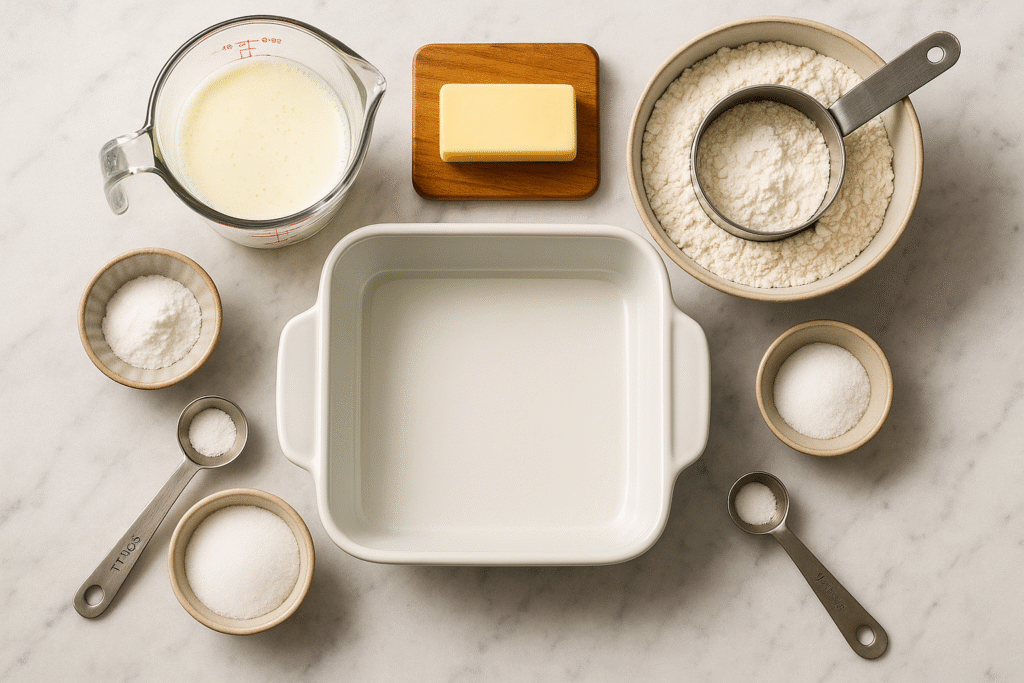 Ingredients You'll Need for Butter Swim Biscuits