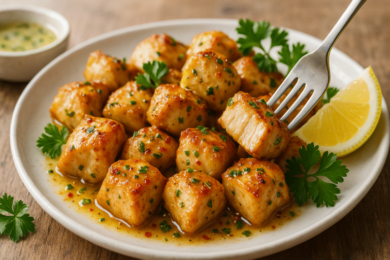 Garlic Butter Chicken Bites