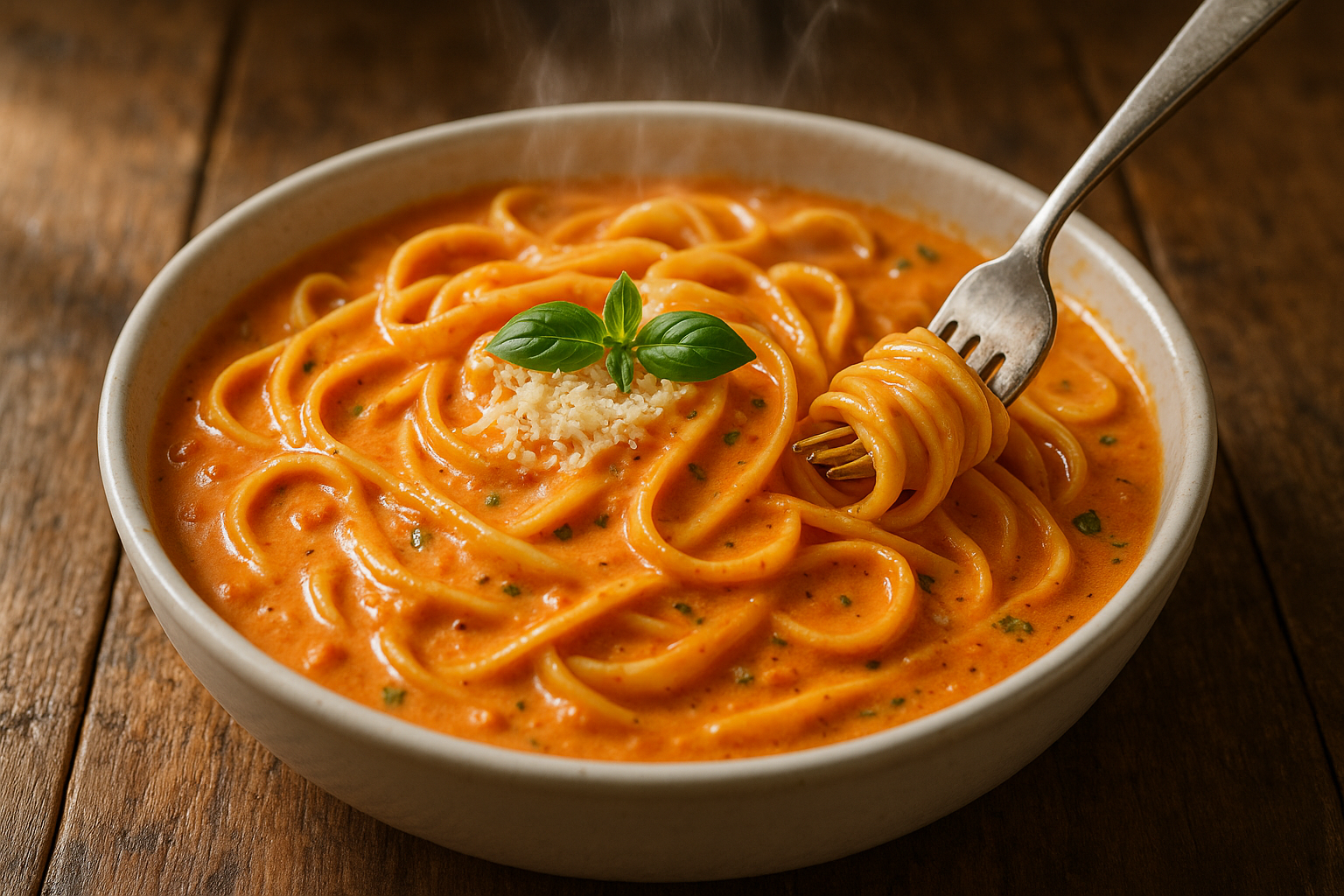 Creamy Tomato Garlic Pasta