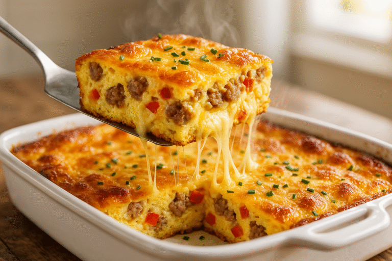 Cheesy Egg Bake