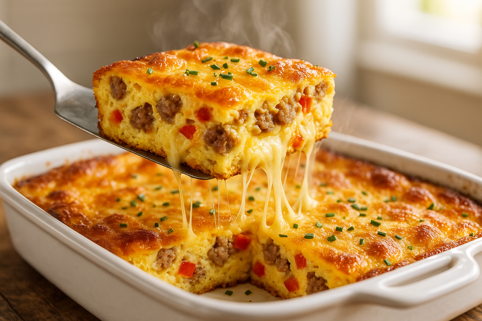 Cheesy Egg Bake