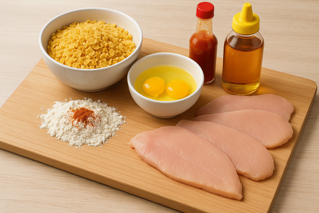 Ingredients You’ll Need The Best Baked Crunchy Hot Honey Chicken