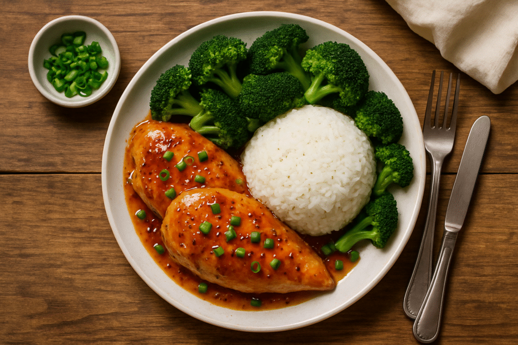 Serving Suggestions Honey Garlic Chicken Breasts